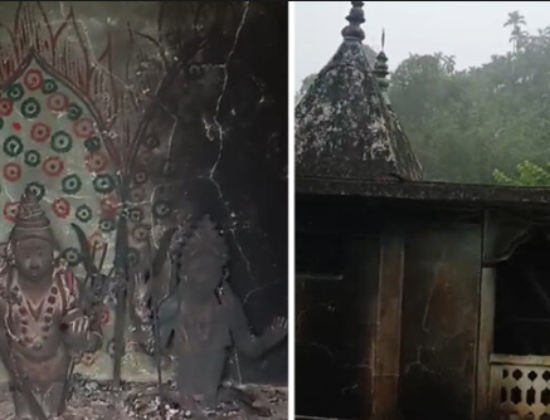 200-year-old temples turned to ashes by Islamist encroachers [ Assam, India ]