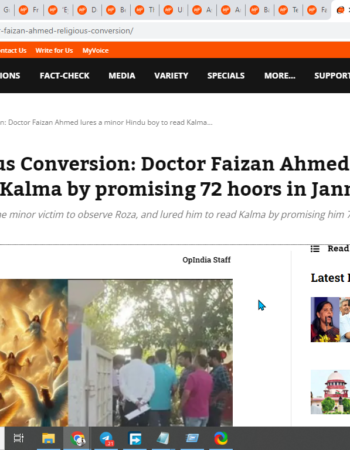 Minor Hindu Boy Lured into Religious Conversion by Doctor Faizan Ahmed [Faridabad, Haryana]